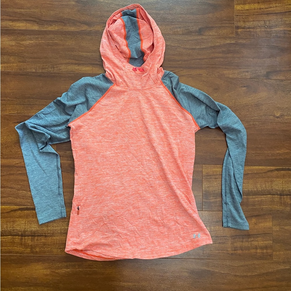 UA lightweight long sleeve with hood